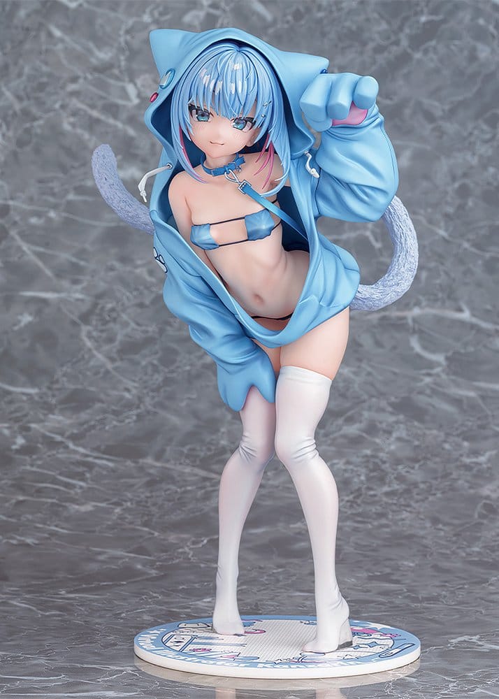 Virtual illustrator Kanzarin - kanzarin-chan: Cat-Eared Hoodie Ver. - PVC Figur 1/6 (26 cm)