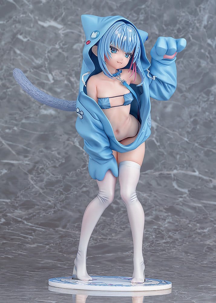 Virtual illustrator Kanzarin - kanzarin-chan: Cat-Eared Hoodie Ver. - PVC Figur 1/6 (26 cm)