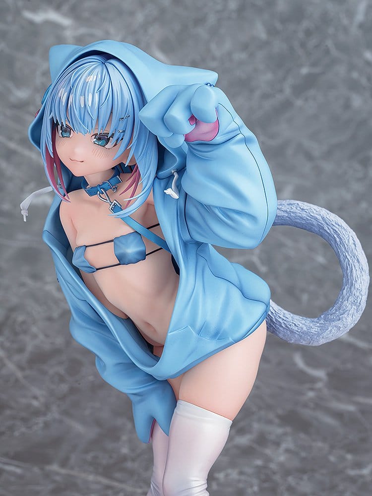 Virtual illustrator Kanzarin - kanzarin-chan: Cat-Eared Hoodie Ver. - PVC Figur 1/6 (26 cm)