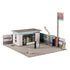 Original Illustration - Gas Station - 1/64 Paper Model Kit