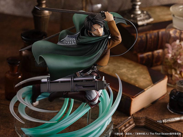 Attack on Titan - Levi: Humanity's Strongest Soldier - 1/6 PVC figur (Forudbestilling)