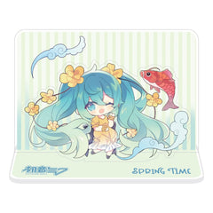 Vocaloid - Hatsune Miku: Spring Time Chibi Miku with Koi Ver. - Akryl Figur Standee (11 cm)