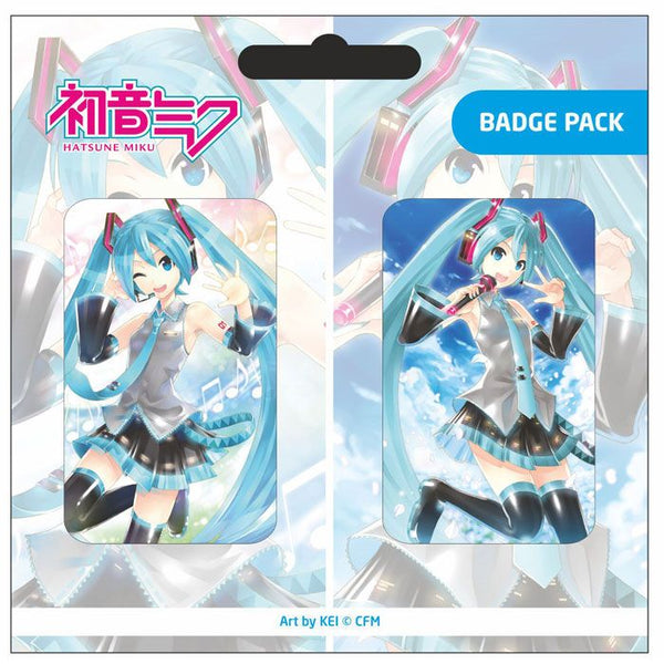 Vocaloid - Hatsune Miku - Pin Badges 2-Pak
