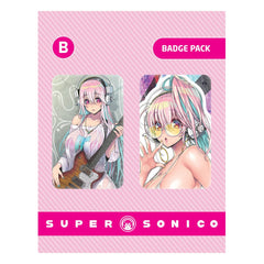 Super Sonico - Super Sonico: Set B - Pin Badges 2-Pack (40 x 65 mm)