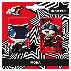Persona 5 Royal - Mona/Morgana - Pin Badges 2-Pack