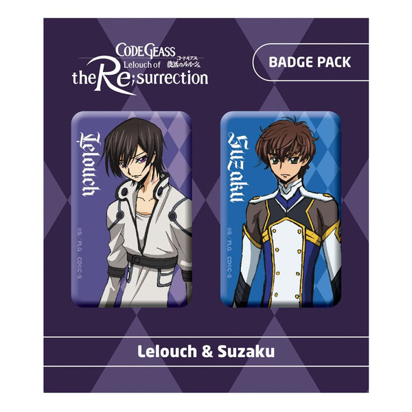 Code Geass - Lelouch & Suzaku - 2-Pack sæt