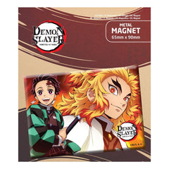 Demon Slayer: Kimetsu no Yaiba - Tanjiro & Kyojuro - Køleskabsmagnet (6.5 x 9 cm)