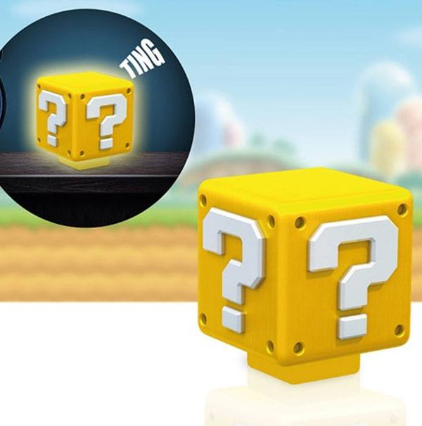 Super Mario - Question Block med lyd - Natlampe (Forudbestilling)