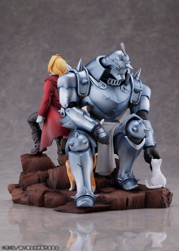 Fullmetal Alchemist: Brotherhood - Edward Elric & Alphonse Elric: With cat Ver. - PVC figur (Forudbestilling)