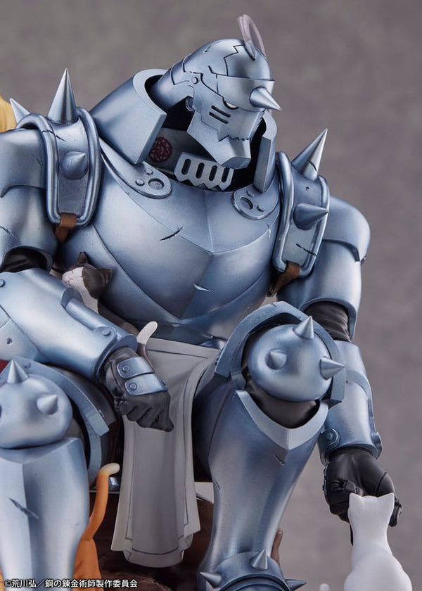 Fullmetal Alchemist: Brotherhood - Edward Elric & Alphonse Elric: With cat Ver. - PVC figur (Forudbestilling)