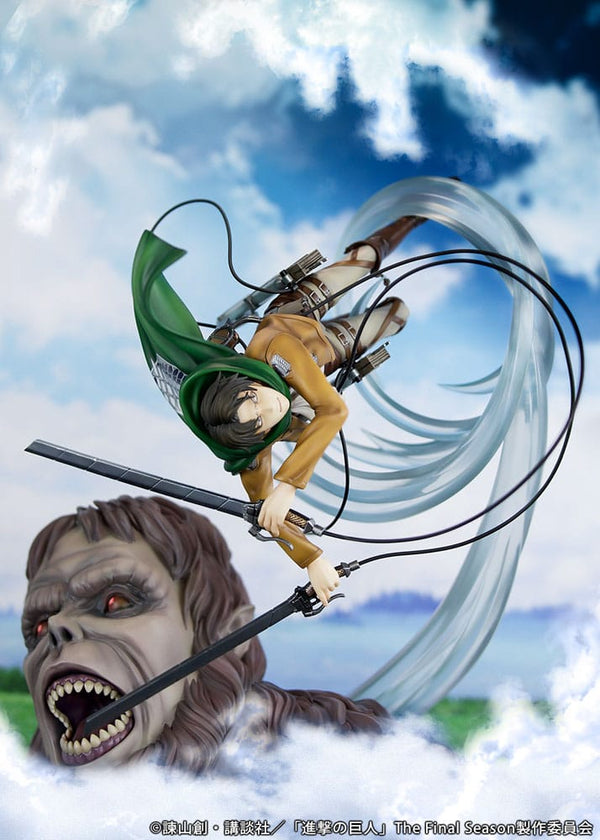 Attack on Titan - Levi vs Beast Titan Ver. - 1/7 PVC Figur