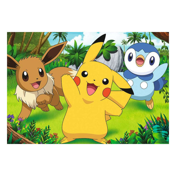 Pokemon - Pikachu & Friends til børn- Puslespil - 2 x 24 brikker (Forudbestilling)