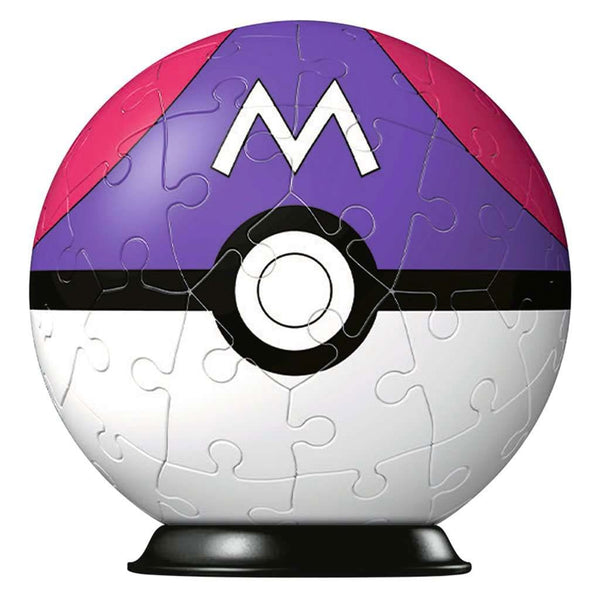 Pokemon - 3D Master Ball - Puslespil - 54 brikker