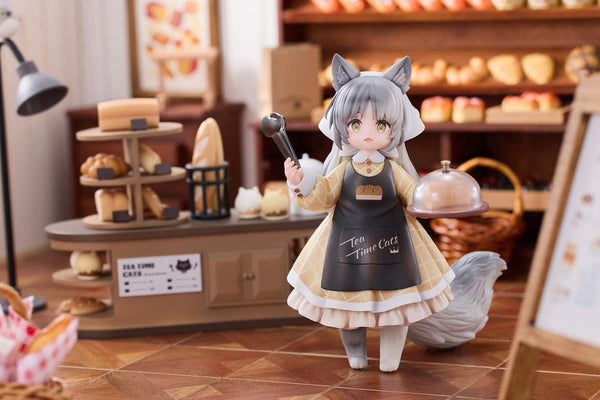 Decorated Life Collection - Tea Time Cats Cat Town Bakery Staff & Customer Set - PVC figur sæt