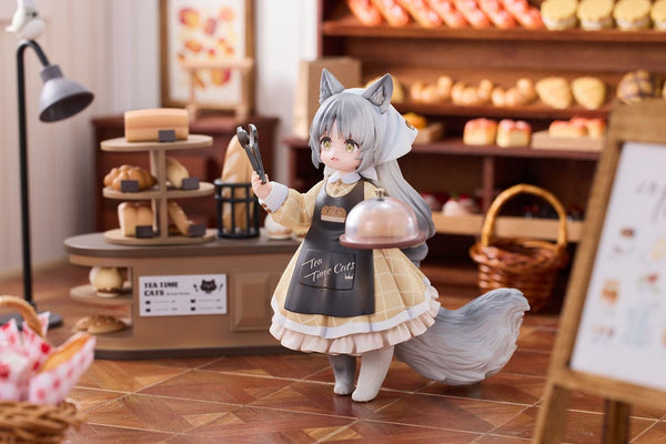 Decorated Life Collection - Tea Time Cats Cat Town Bakery Staff & Customer Set - PVC figur sæt