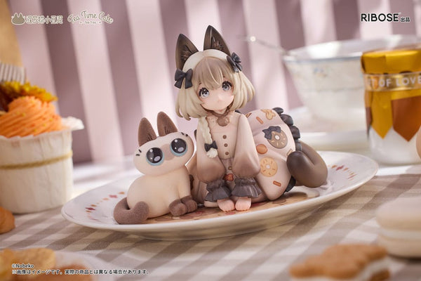 Decorated Life Collection - Tea Time Cats x Siamese Cat Azuki-san - PVC Statue (18 cm)