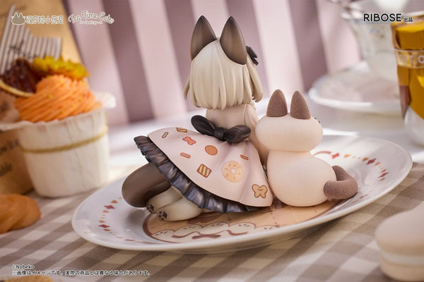 Decorated Life Collection - Tea Time Cats x Siamese Cat Azuki-san - PVC Statue (18 cm)