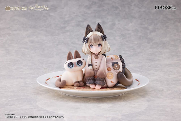 Decorated Life Collection - Tea Time Cats x Siamese Cat Azuki-san - PVC Statue (18 cm)