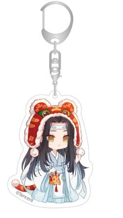 Grandmaster of Demonic Cultivation - Lan Wangji - Akryl Nøglering Chibi Style (7 cm)