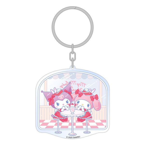 Sanrio - Hello Kitty & Friends: American Diner Ver. - Akryl Nøglering (6 cm)