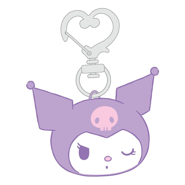 Sanrio - Kuromi - Bamse Nøglering (7 cm)