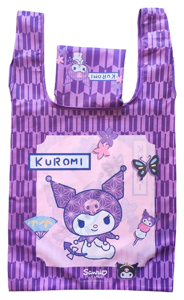 Sanrio - Kuromi: Japanese Foldable Ver. - Tote Bag (33 x 37 cm)