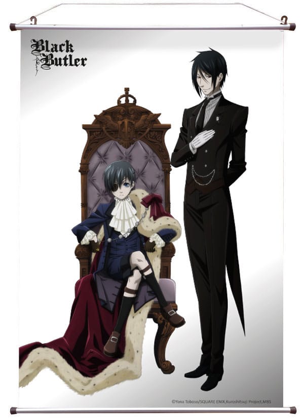 Black Butler - Ciel & Sebastian: Throne Ver. - wallscroll