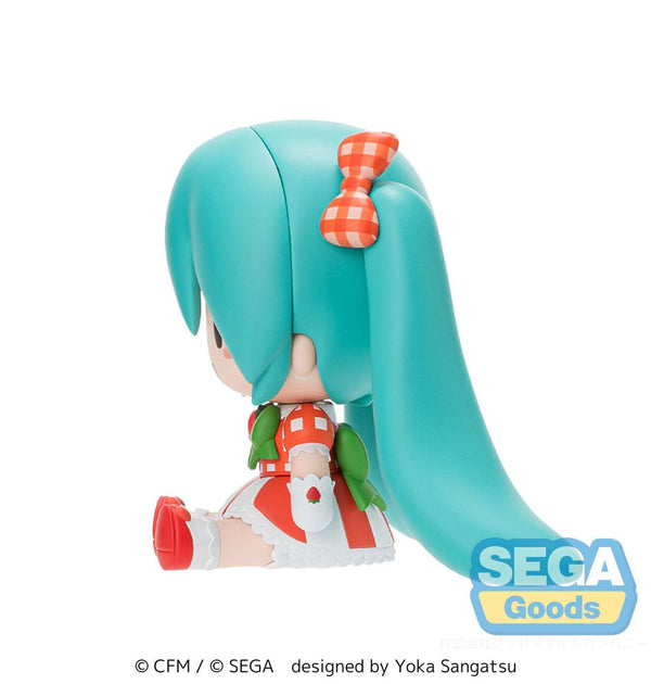 Vocaloid - Hatsune Miku: Lovely Strawberry Ver. - Fuwa Petit Chibi Figur (8 cm)
