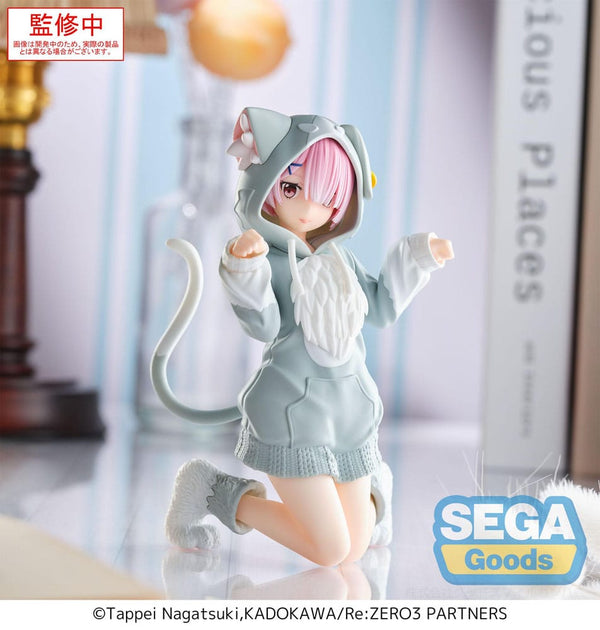 Re:ZERO - Ram: Mofumofu Pack Ver. - Yumemirize PVC Statue (11 cm)