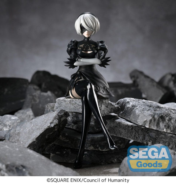 NieR:Automata Ver1.1a - 2B - PM Perching PVC Statue (13 cm)