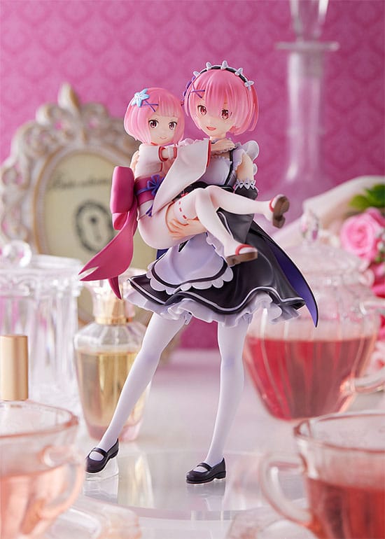 Re:ZERO - Ram & Childhood Ram - PVC Statue 1/7 (23 cm)