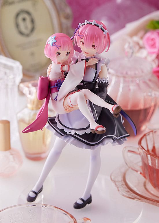Re:ZERO - Ram & Childhood Ram - PVC Statue 1/7 (23 cm)