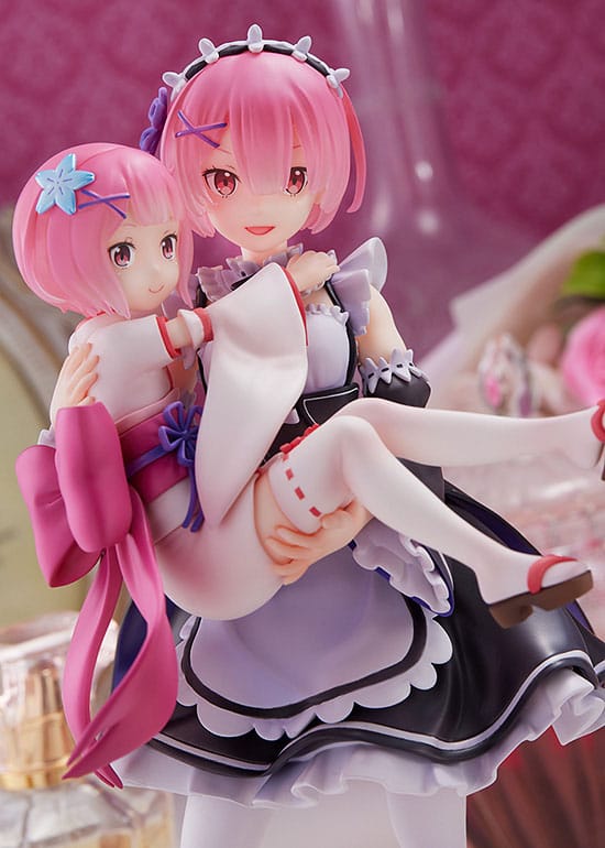 Re:ZERO - Ram & Childhood Ram - PVC Statue 1/7 (23 cm)
