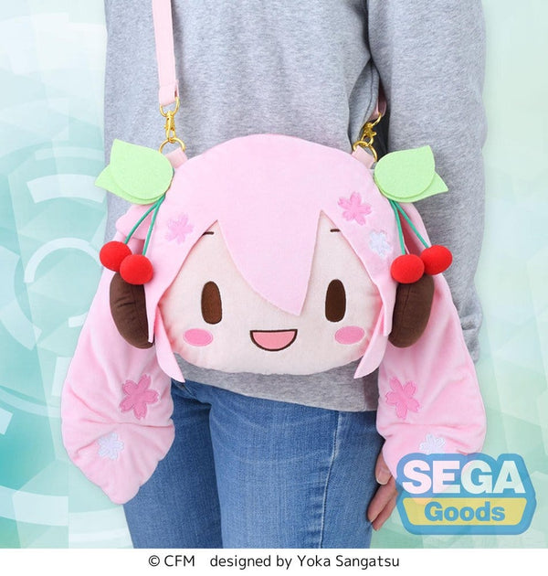 Vocaloid - Hatsune Miku: Sakura Miku Face Ver. - Fuwa Petit Skuldertaske (M)