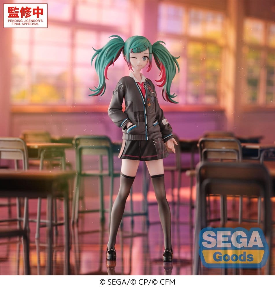 Hatsune Miku: Colorful Stage! - Hatsune Miku: School SEKAI ~Brand New World~ Ver. - XStellar PVC Figur (19 cm)
