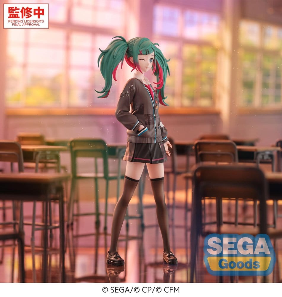 Hatsune Miku: Colorful Stage! - Hatsune Miku: School SEKAI ~Brand New World~ Ver. - XStellar PVC Figur (19 cm)