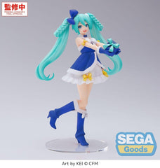 Vocaloid - Hatsune Miku: Sapphire Christmas Ver. - High Premium PVC Figur (21 cm)
