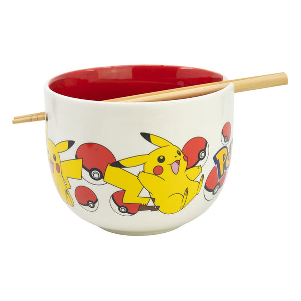 Pokémon - Pikachu - Ramen Skål med Spisepinde