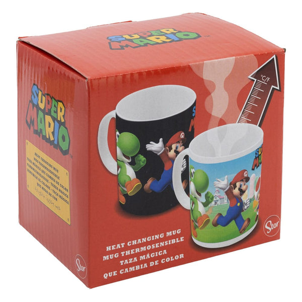 Super Mario - Group Krus - 325 ml Varmeskiftende