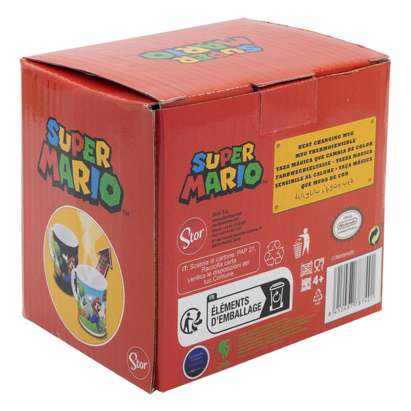 Super Mario - Group Krus - 325 ml Varmeskiftende