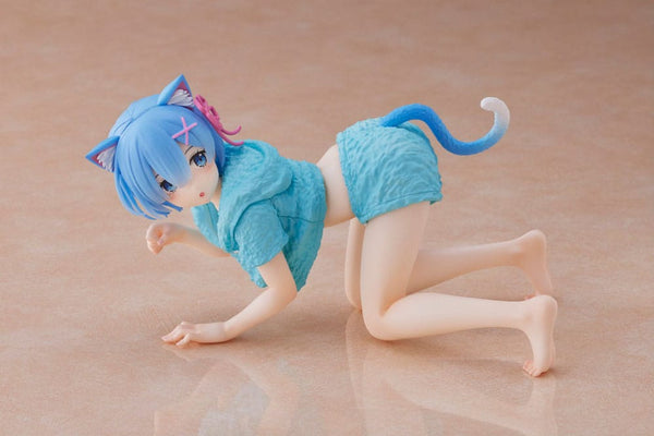 Re:Zero Starting Life in Another World - Rem: Cat Roomwear Ver. - Prize Figur (Forudbestilling)