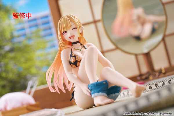 My Dress-Up Darling - Marin Kitagawa: Measured Swimsuit Ver. - PVC Statue Desktop Cute Figur (13 cm)
