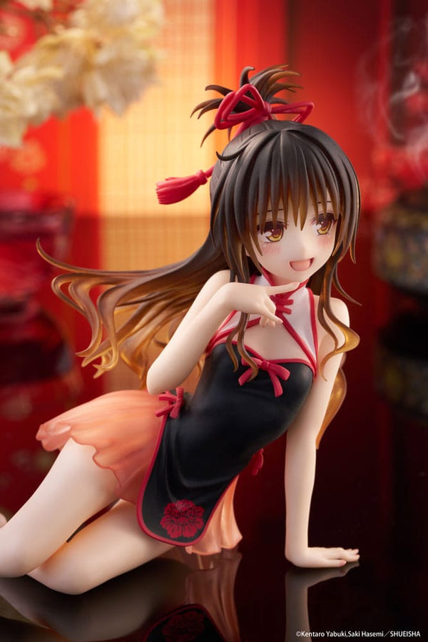 To Love-Ru Darkness - Mikan Yuki: Chinese Dress Ver. - Desktop Cute PVC Statue (13 cm)
