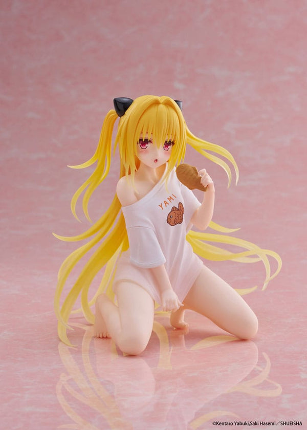 To Love-Ru Darkness - Golden Darkness: Roomwear Ver. - Desktop Cute PVC Statue (13 cm)