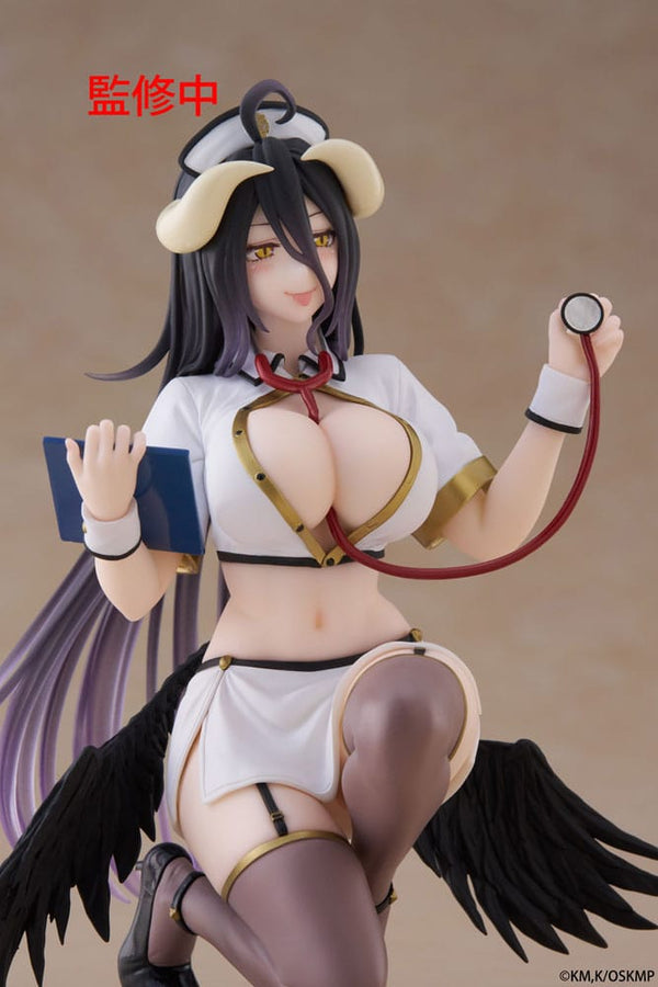 Overlord - Albedo: Nurse Renewal Ver. - Desktop Cute PVC Statue (13 cm)