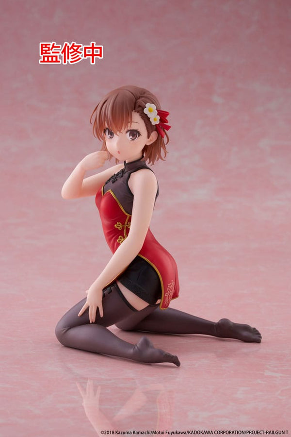 A Certain Scientific Railgun - Mikoto Misaka: Chinese Dress Ver. - Desktop Cute PVC Statue (13 cm)