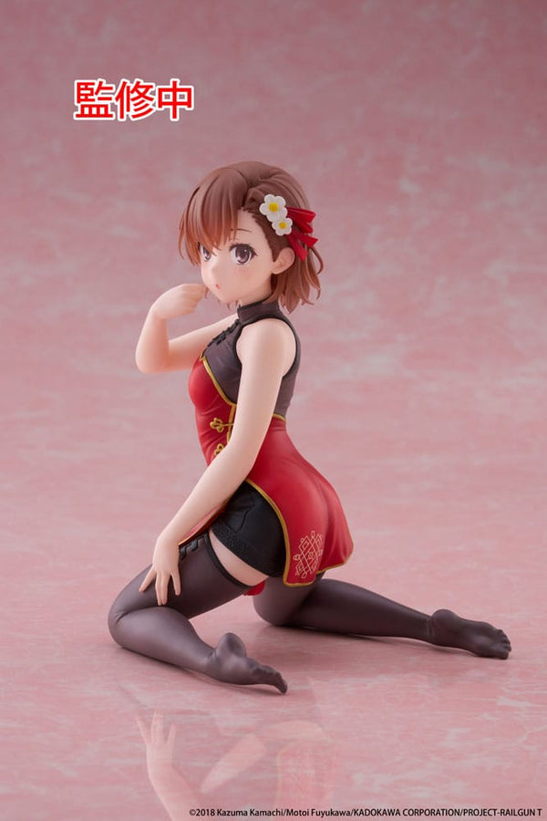 A Certain Scientific Railgun - Mikoto Misaka: Chinese Dress Ver. - Desktop Cute PVC Statue (13 cm)