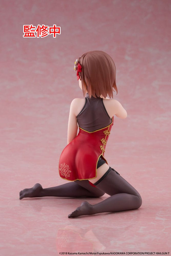A Certain Scientific Railgun - Mikoto Misaka: Chinese Dress Ver. - Desktop Cute PVC Statue (13 cm)