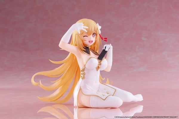 A Certain Scientific Railgun - Misaki Shokuho: Chinese Dress Ver. - Desktop Cute PVC Statue (13 cm)