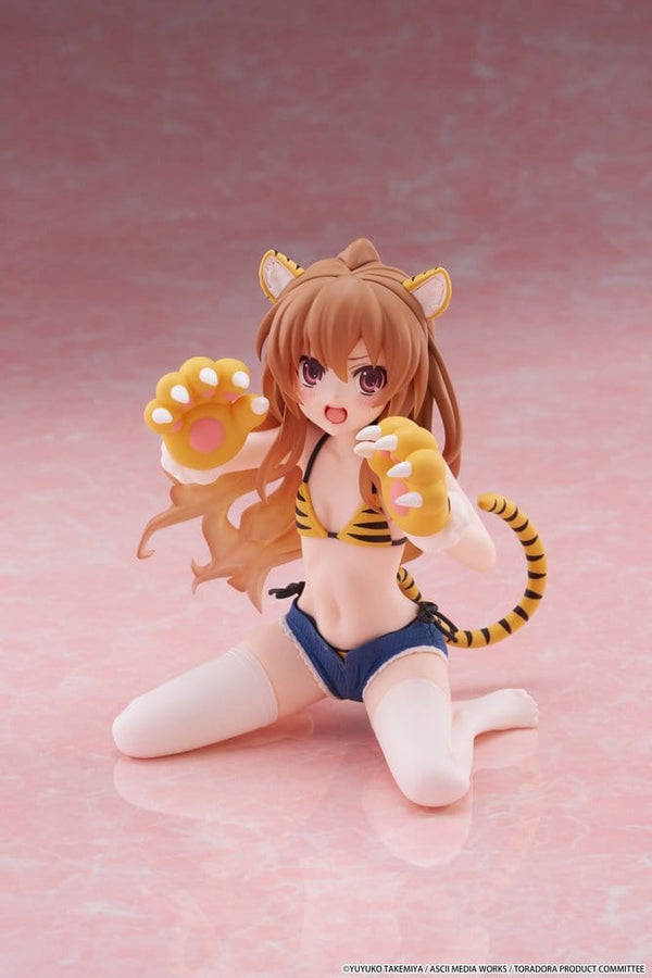 Toradora! - Taiga Aisaka: Tiger Costume Swimwear Ver. - Desktop Cute PVC Figur (13 cm)